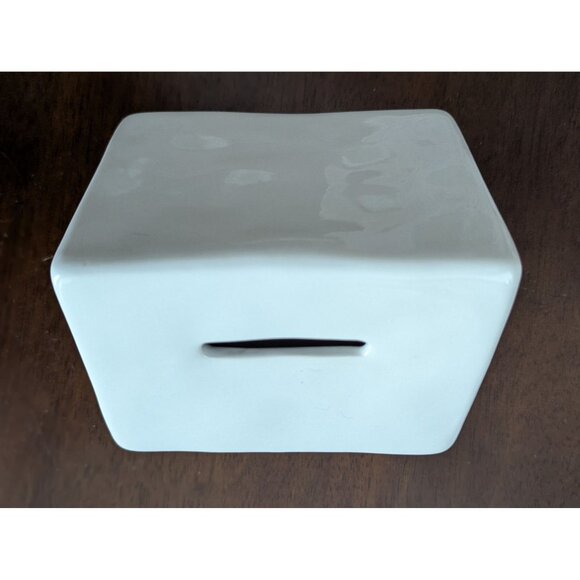 Rae Dunn Artisan Collection Ceramic "Wine Stash" House Shaped Bank By Magenta Ho - Picture 2 of 3